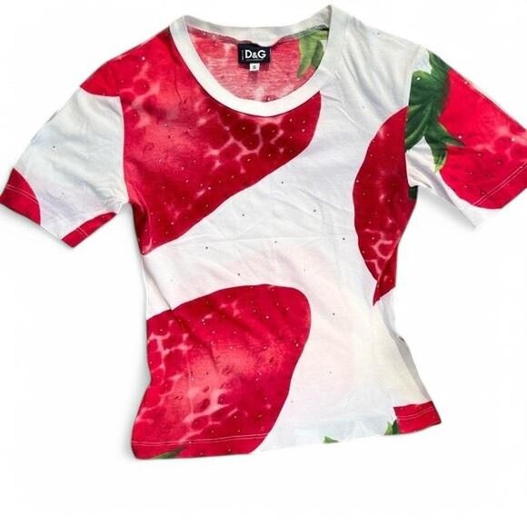 Dolce & Gabbana Strawberry T-Shirt - Picture 1 of 6